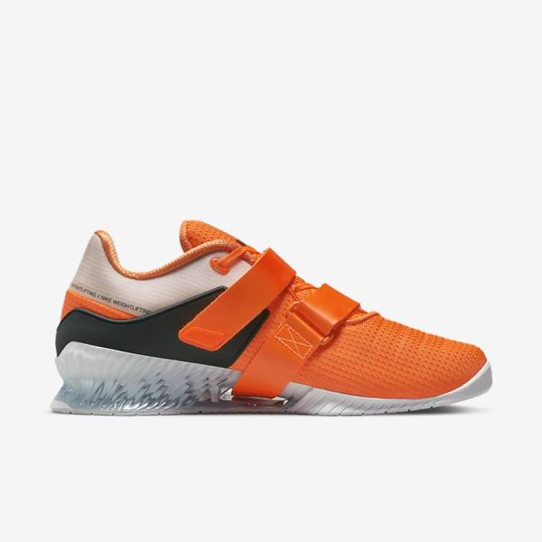 Nike Romaleos 4 Moški Športni Copati Oranžna / Bela / Črna | NK408GRV