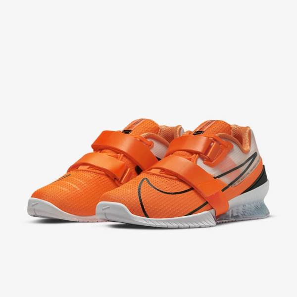 Nike Romaleos 4 Ženske Športni Copati Oranžna / Bela / Črna | NK962MAW