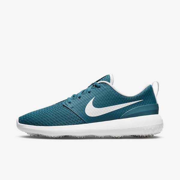 Nike Roshe G Moški Čevlji Za Golf Črna / Bela | NK943SIJ