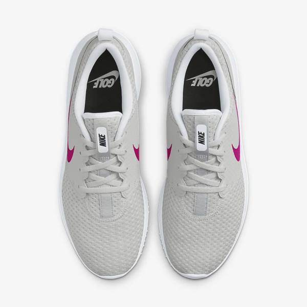 Nike Roshe G Ženske Čevlji Za Golf Bela / Črna / Roza | NK608GUR