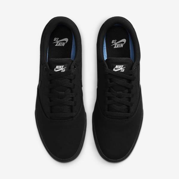 Nike SB Chron 2 Canvas Moški Skate Čevlji Črna | NK075OUV