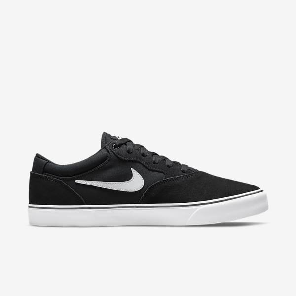 Nike SB Chron 2 Moški Skate Čevlji Črna / Bela | NK963APJ