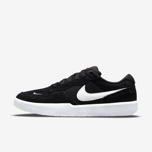 Nike SB Force 58 Ženske Superge Črna / Bela | NK568RPQ