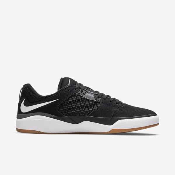 Nike SB Ishod Wair Moški Skate Čevlji Črna / Temno Siva / Bela | NK742FRD