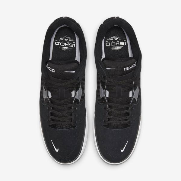 Nike SB Ishod Wair Moški Skate Čevlji Črna / Temno Siva / Bela | NK742FRD