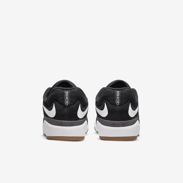 Nike SB Ishod Wair Moški Skate Čevlji Črna / Temno Siva / Bela | NK742FRD