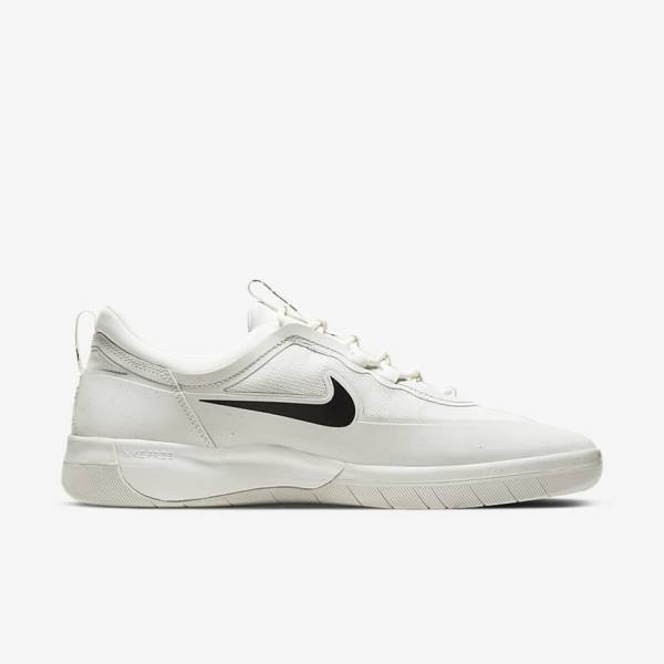 Nike SB Nyjah Free 2 Moški Skate Čevlji Bela / Črna | NK361QIT