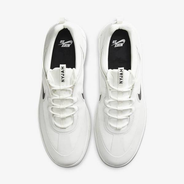 Nike SB Nyjah Free 2 Moški Skate Čevlji Bela / Črna | NK361QIT