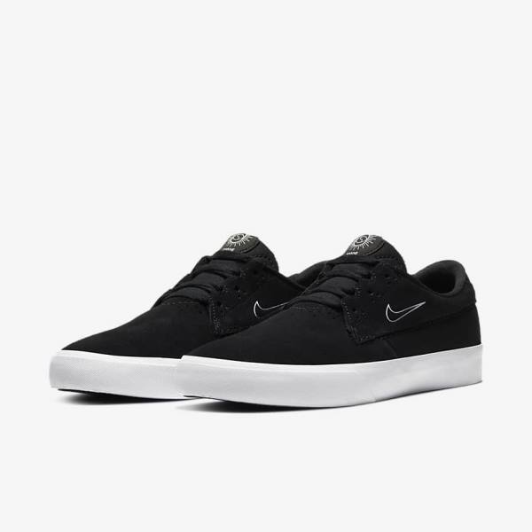 Nike SB Shane Ženske Skate Čevlji Črna / Bela | NK219JBT