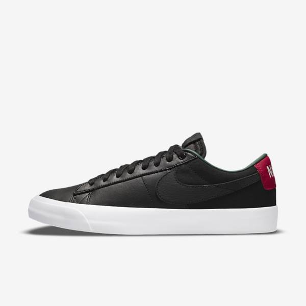 Nike SB Zoom Blazer Low Pro GT Premium Ženske Superge Črna / Rdeča / Črna | NK067ABM