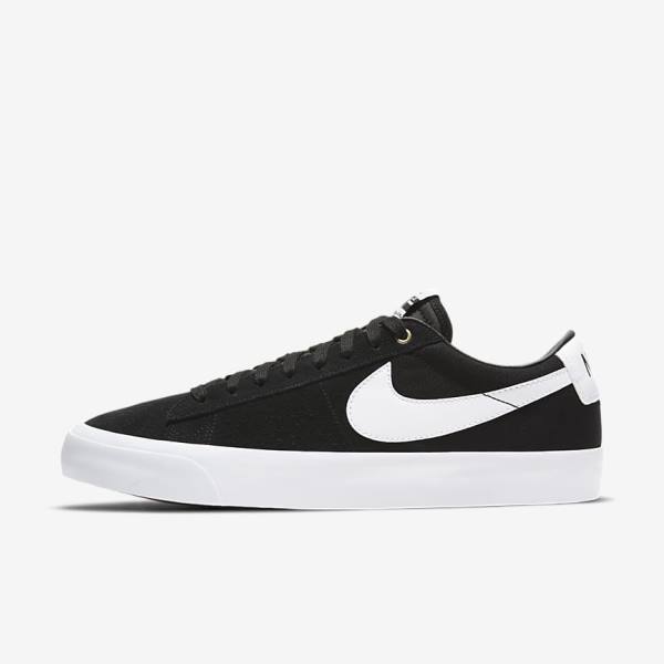 Nike SB Zoom Blazer Low Pro GT Ženske Skate Čevlji Črna / Svetloba Rjav / Bela | NK684UMK