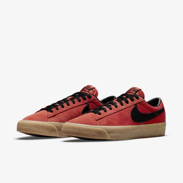 Nike SB Zoom Blazer Low Pro GT Ženske Skate Čevlji Svetloba Rjav / Črna | NK974ADW