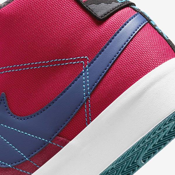 Nike SB Zoom Blazer Mid Premium Moški Skate Čevlji Kraljevsko Modra | NK718ZMH