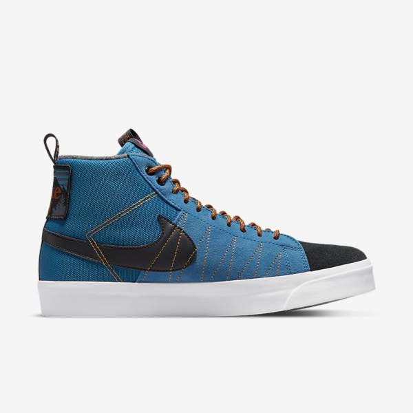 Nike SB Zoom Blazer Mid Premium Ženske Skate Čevlji Črna | NK238TMF