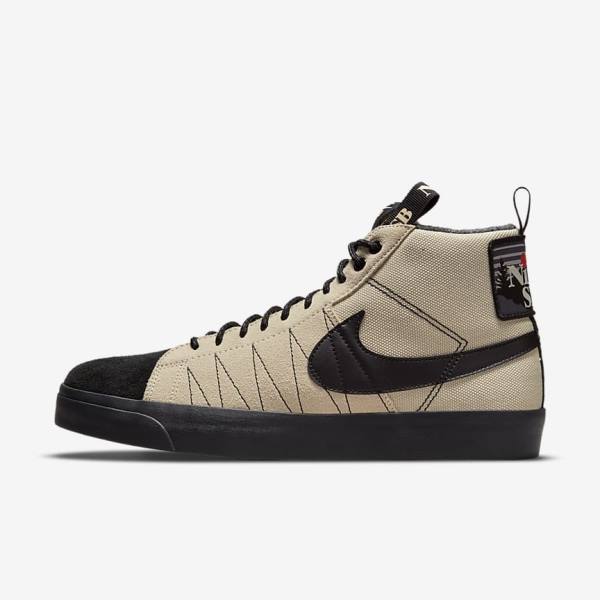 Nike SB Zoom Blazer Mid Premium Ženske Skate Čevlji Oranžna / Črna | NK268YTK