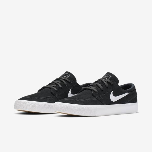 Nike SB Zoom Stefan Janoski RM Ženske Skate Čevlji Črna / Siva / Svetloba Rjav / Bela | NK902KWX