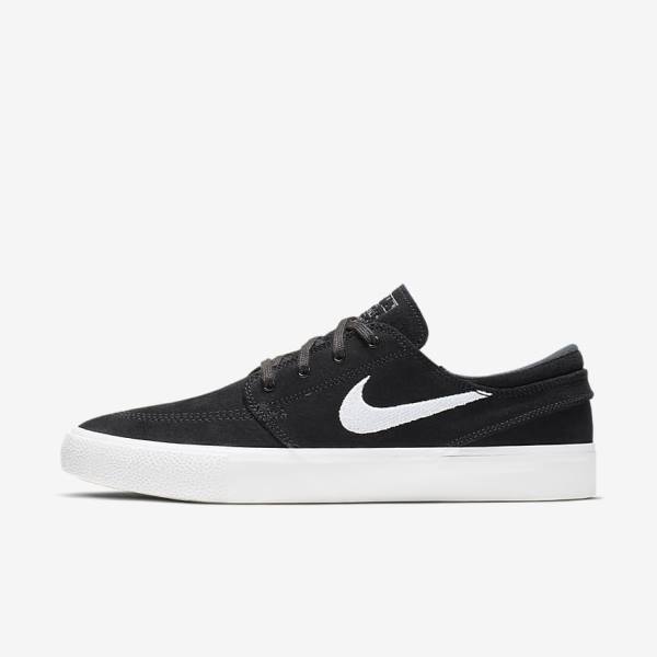 Nike SB Zoom Stefan Janoski RM Ženske Superge Črna / Siva / Svetloba Rjav / Bela | NK846LHD