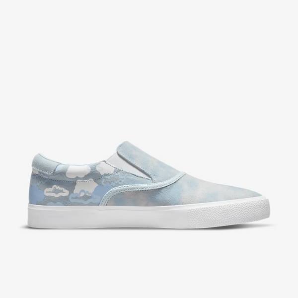 Nike SB Zoom Verona Slip x Rayssa Leal Moški Skate Čevlji Modra / Bela / Modra | NK402LIY