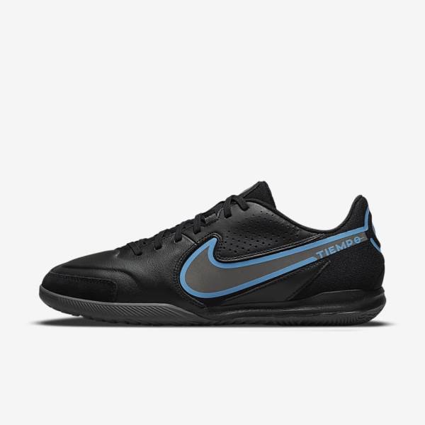 Nike Tiempo Legend 9 Academy IC Indoor-Court Moški Nogometni Čevlji Črna / Siva | NK298YDW