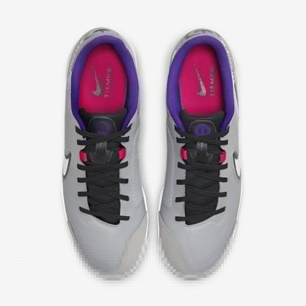 Nike Tiempo Legend 9 Academy IC Indoor-Court Moški Nogometni Čevlji Svetloba Siva / Bela | NK475AVC