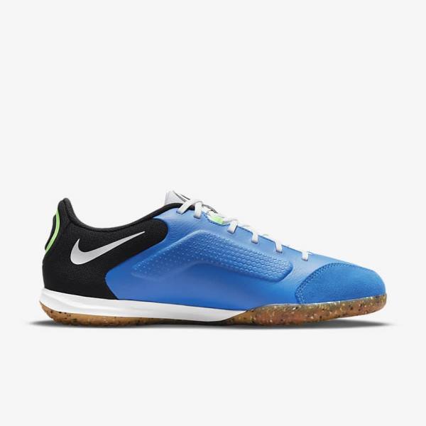 Nike Tiempo Legend 9 Academy IC Indoor-Court Ženske Nogometni Čevlji Svetloba Modra / Svetloba Zelena / Rjav / Črna | NK503WIS