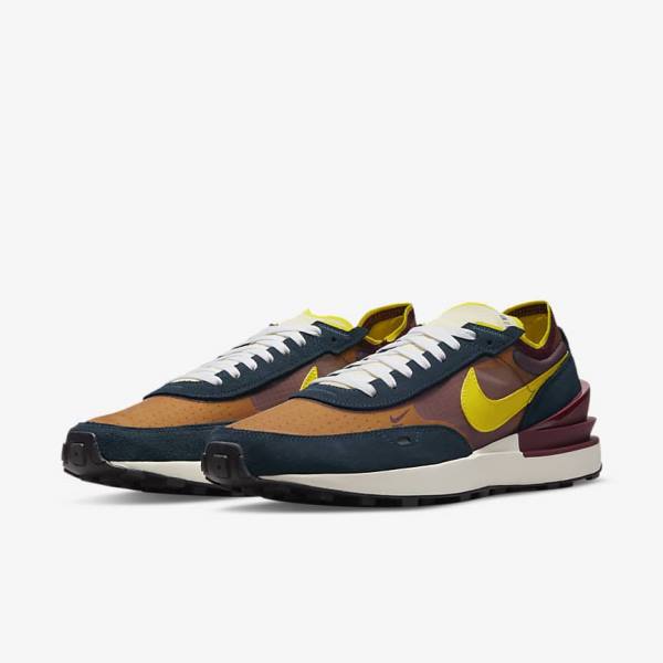 Nike Waffle One SE Moški Superge Mornarica / Bela / Rumena | NK921JGO