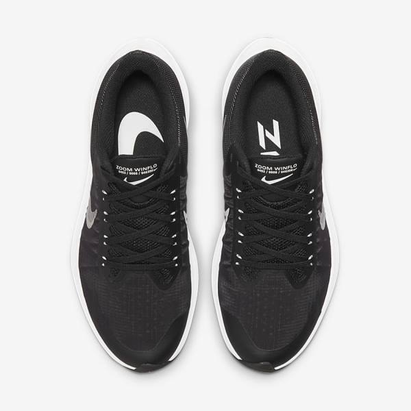 Nike Winflo 8 Road Ženske Tekaški Čevlji Črna / Temno Siva / Svetloba Siva / Bela | NK296CQR