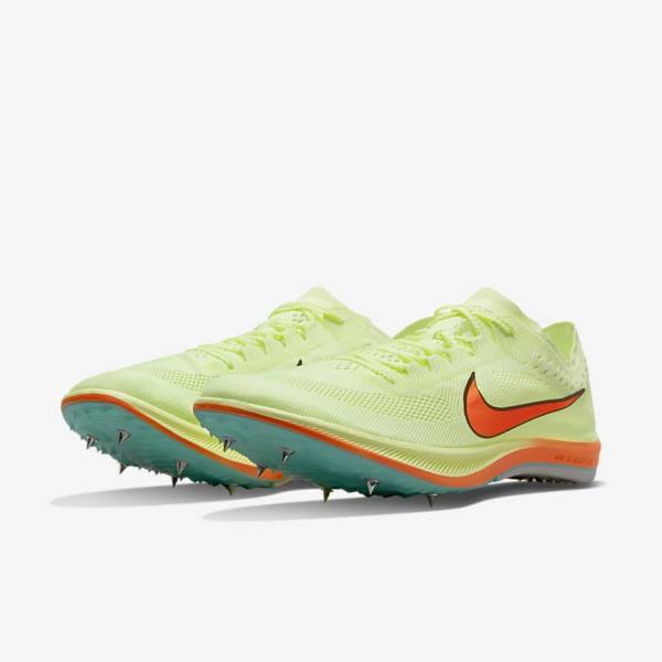 Nike ZoomX Dragonfly Athletics Distance Spikes Moški Tekaški Čevlji Turkizna / Črna / Oranžna | NK074XLT