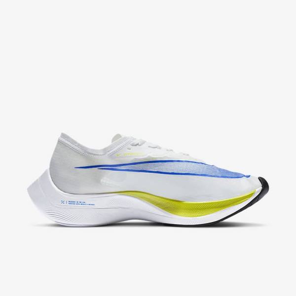 Nike ZoomX Vaporfly NEXT% Road Racing Ženske Tekaški Čevlji Bela / Črna / Modra | NK294JKO