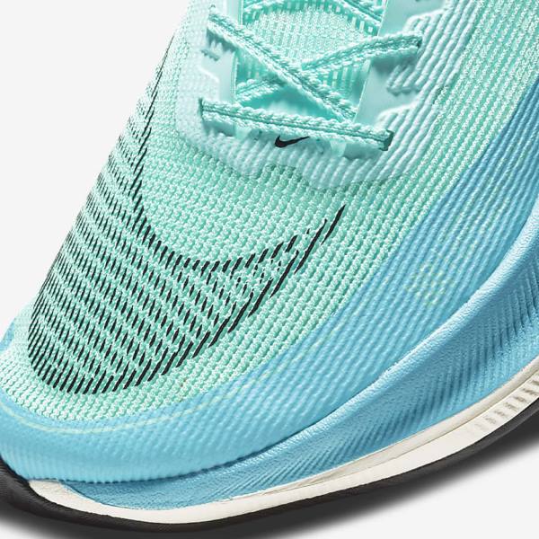 Nike ZoomX Vaporfly Next% 2 Road Racing Moški Tekaški Čevlji Bela / Kovinski Srebrna / Črna | NK743TQN