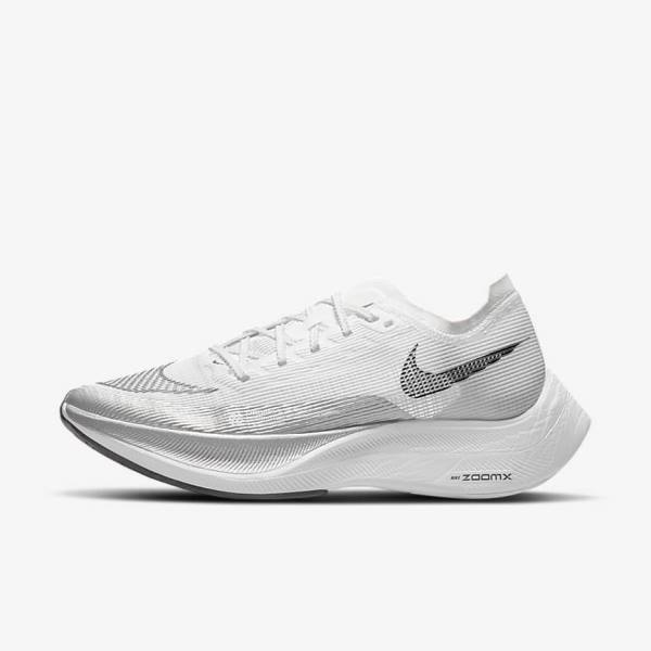 Nike ZoomX Vaporfly Next% 2 Road Racing Ženske Tekaški Čevlji Bela / Rumena / Modra | NK908ZJA