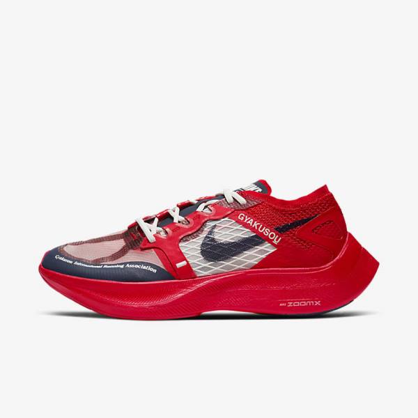 Nike ZoomX Vaporfly Next% x Gyakusou Ženske Superge Rdeča / Modra | NK863CSW