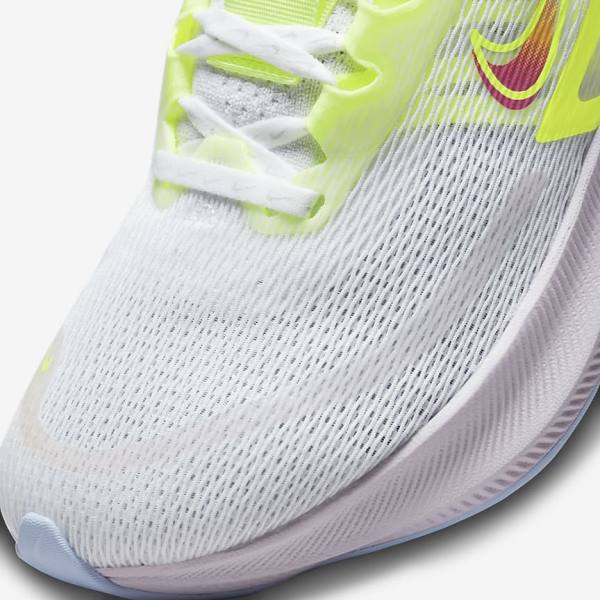 Nike Zoom Fly 4 Premium Road Ženske Tekaški Čevlji Črna / Temno Siva / Bela | NK429DMX