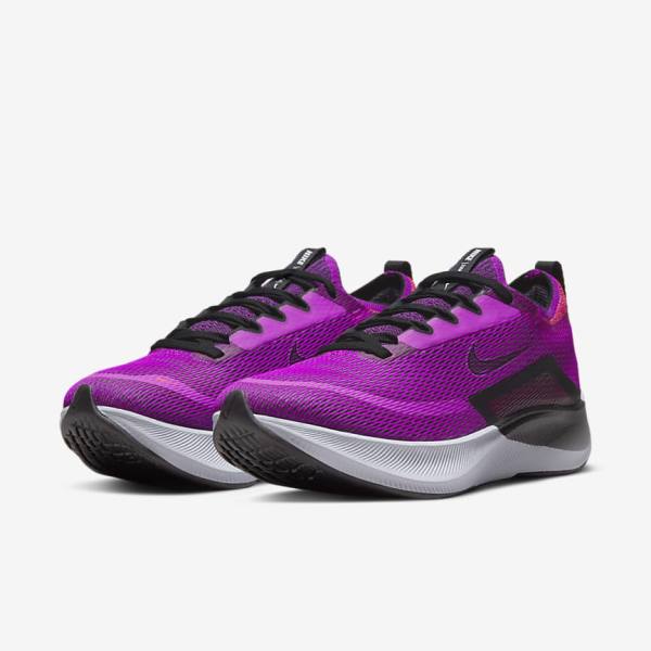 Nike Zoom Fly 4 Road Ženske Tekaški Čevlji Platina | NK853UVL