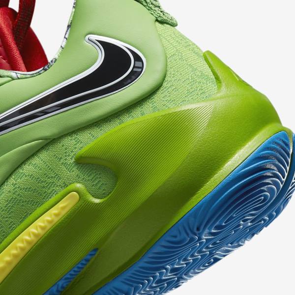 Nike Zoom Freak 3 Moški Košarkaški Copati Zelena / Bela / Rdeča / Črna | NK231XWA