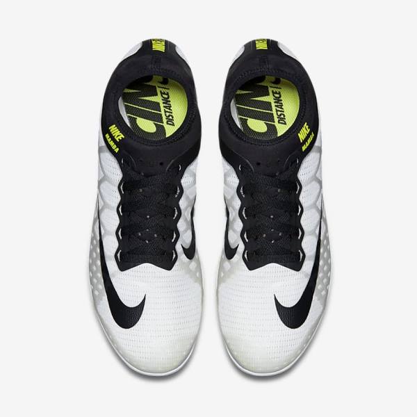 Nike Zoom Mamba 3 Unisex Distance Spike Ženske Tekaški Čevlji Bela / Črna | NK321ARV