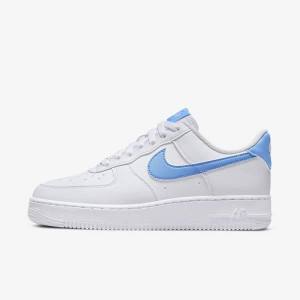 Nike Air Force 1 07 Next Nature Ženske Superge Bela / Kovinski Srebrna / Modra | NK703RKC