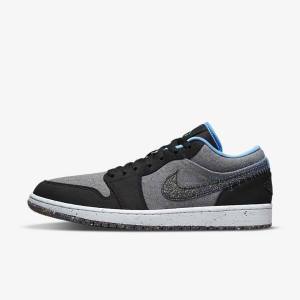 Nike Air Jordan 1 Low SE Moški Jordan Čevlji Siva / Črna / Modra | NK163MFD