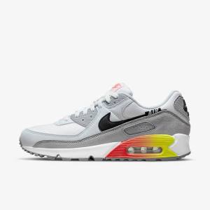 Nike Air Max 90 Air Max Month Moški Superge Siva / Svetloba Rdeča / Črna | NK498EQJ