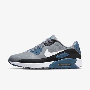 Nike Air Max 90 G Moški Čevlji Za Golf Siva / Črna / Bela | NK594QKI