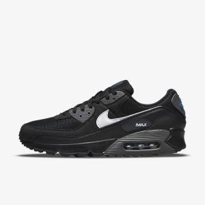 Nike Air Max 90 Moški Superge Črna / Siva / Bela | NK295AOL