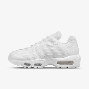 Nike Air Max 95 Ženske Superge Bela / Kovinski Srebrna / Bela | NK370ZKW