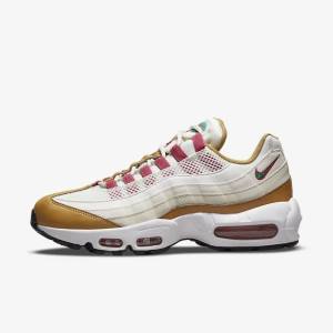 Nike Air Max 95 Ženske Superge Bela / Rjav / Zelena | NK493VDR