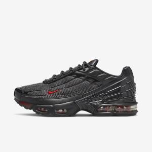 Nike Air Max Plus 3 Moški Superge Črna / Srebrna / Rdeča | NK975EXN