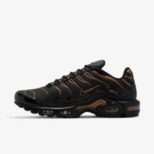 Nike Air Max Plus Moški Superge Črna / Rjav / Zlato | NK809EFN