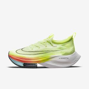 Nike Air Zoom Alphafly NEXT% Flyknit Road Racing Moški Tekaški Čevlji Mango | NK514PNW