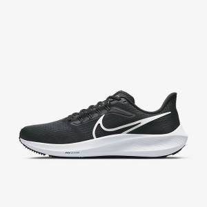 Nike Air Zoom Pegasus 39 Road Moški Tekaški Čevlji Črna / Temno Siva / Bela | NK791KBN