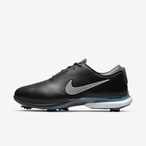 Nike Air Zoom Victory Tour 2 Moški Čevlji Za Golf Črna / Kovinski Modra Siva / Bela | NK928KFB