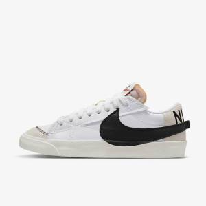 Nike Blazer Low 77 Jumbo Moški Superge Bela / Črna | NK493MAI