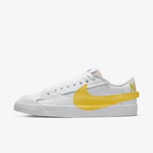 Nike Blazer Low Jumbo Moški Superge Bela / Črna / Oranžna | NK512RND